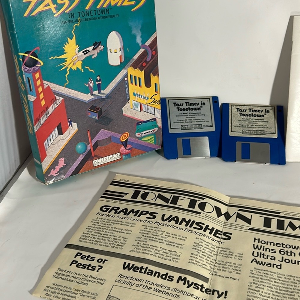 Tass Times Atari ST newspaper in mint condition